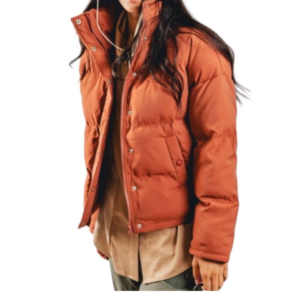 SOLD | NWOT Rust Orange Women’s Puffer Jacket Size S